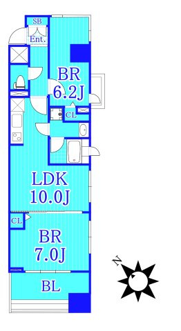 LAPRYLE新横浜の間取り
