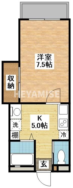 プチメゾン小野Dの間取り