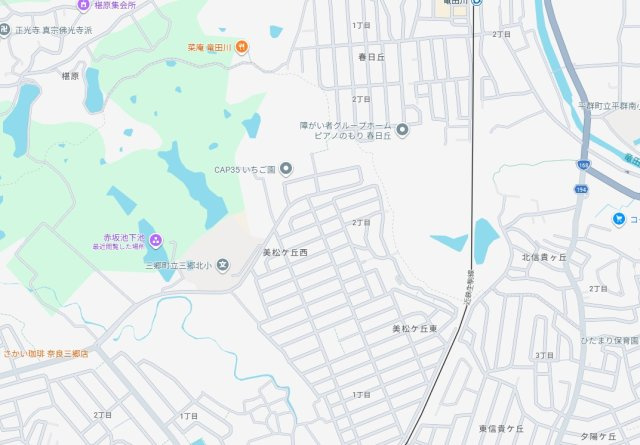 ●29(土)30(日)現地説明会！　生駒郡三郷町美松ケ丘西の地図