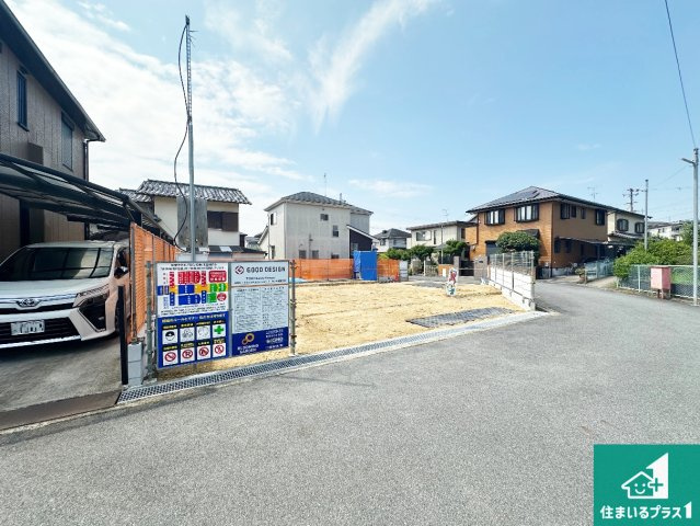 1(土)2(日)現地説明会  生駒郡三郷町美松ケ丘西の外観|周辺は落ち着いた街並みの住宅地！子育てがしやすい住環境です！まだ未完成ですが、現地でしかわからない事もございます。是非一度ご覧ください。