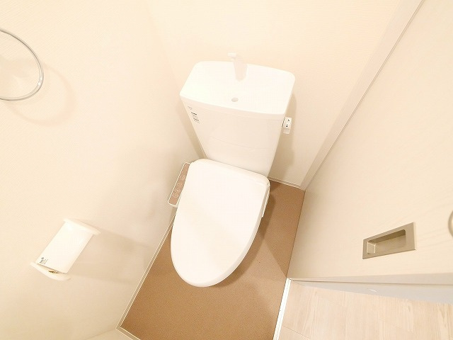 ジーメゾン郡山ネクサスのトイレ|コンパクトで使いやすいトイレです