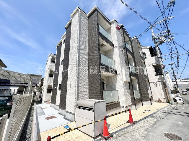 大阪市鶴見区放出東１丁目のアパートの外観