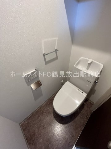 大阪市鶴見区放出東１丁目のアパートのトイレ