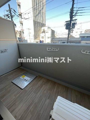 エスリード大阪リエートのバルコニー