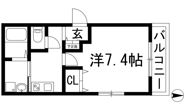 【間取り】 | モレスヴィラ池田