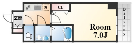エスリード神戸元町ヒルズの間取り