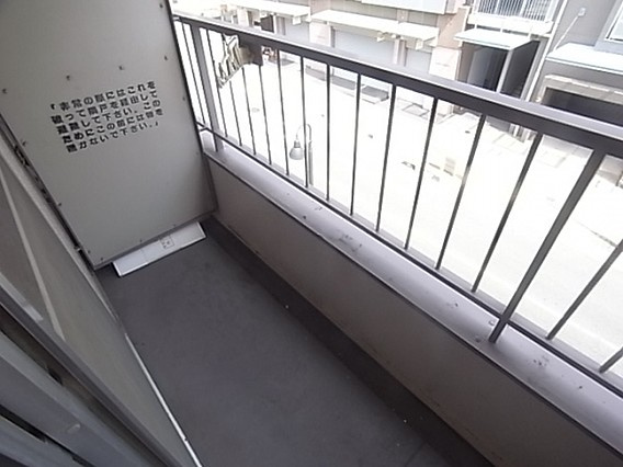 シンエーハイツ六甲道のバルコニー