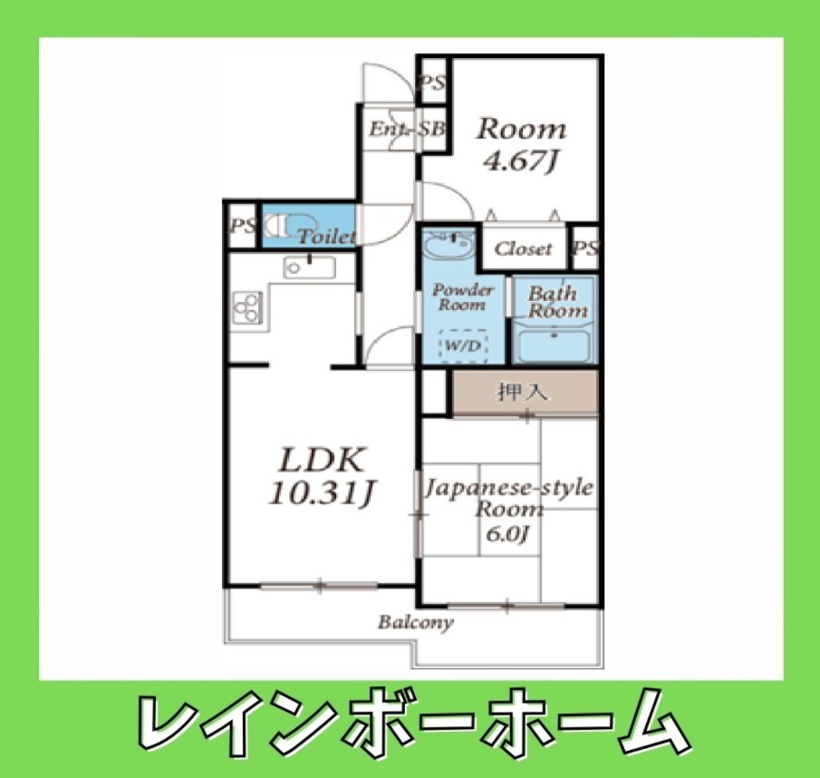 ガレット松戸元山の間取り