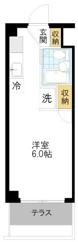 【間取り】 | スカイハイツ多摩