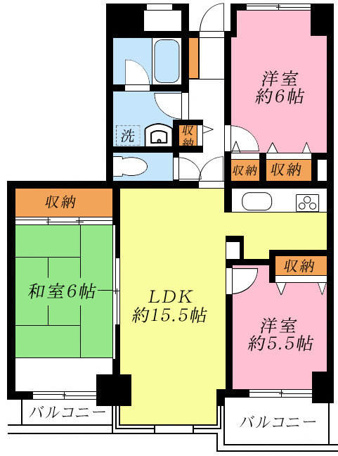 ☆間取り3LDK☆