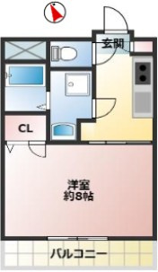 パルティーレ　ヒルズの間取り