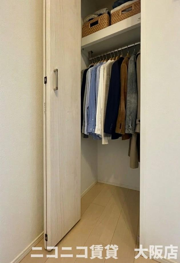 池田市上池田１丁目のアパートの収納|CG画像です。家具家電付きではありません