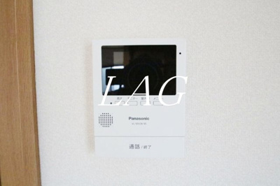 【セキュリティ】 | アメニティーハウス | モニター付インターホンです。