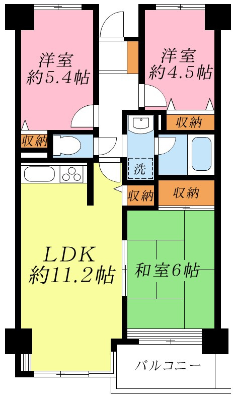 ☆間取り3LDK☆