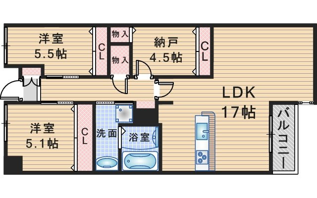 GRAND STEADY 桜の町の間取り