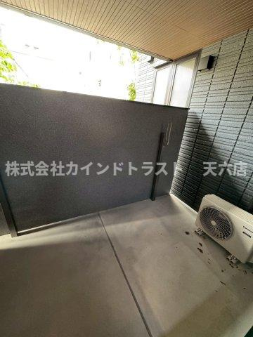 内代レジデンスノースのバルコニー|陽当たり良好なバルコニーです