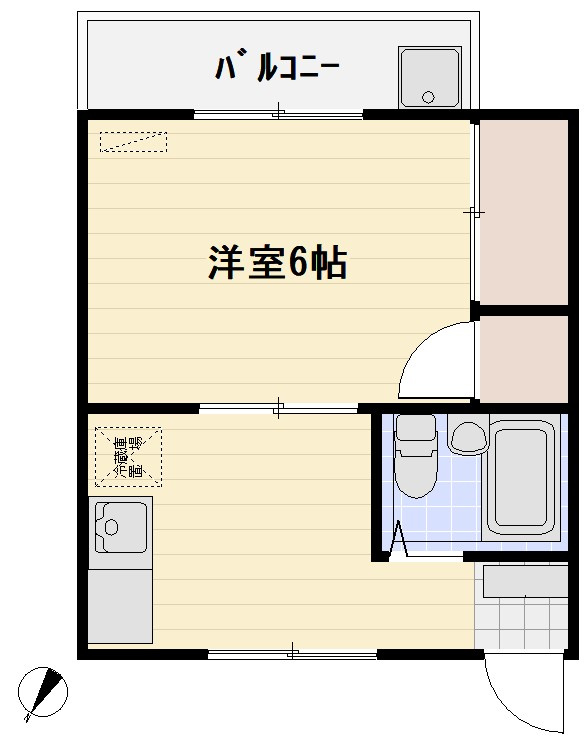 田口ハイツ2の間取り