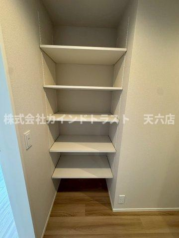 内代レジデンスサウスの収納|大きなものも収納できそうです