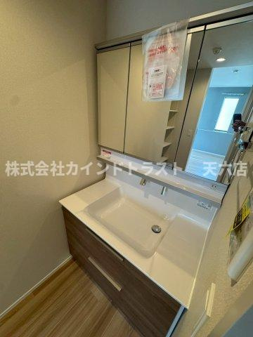 内代レジデンスサウスの洗面所|スペースが確保できる洗面所です