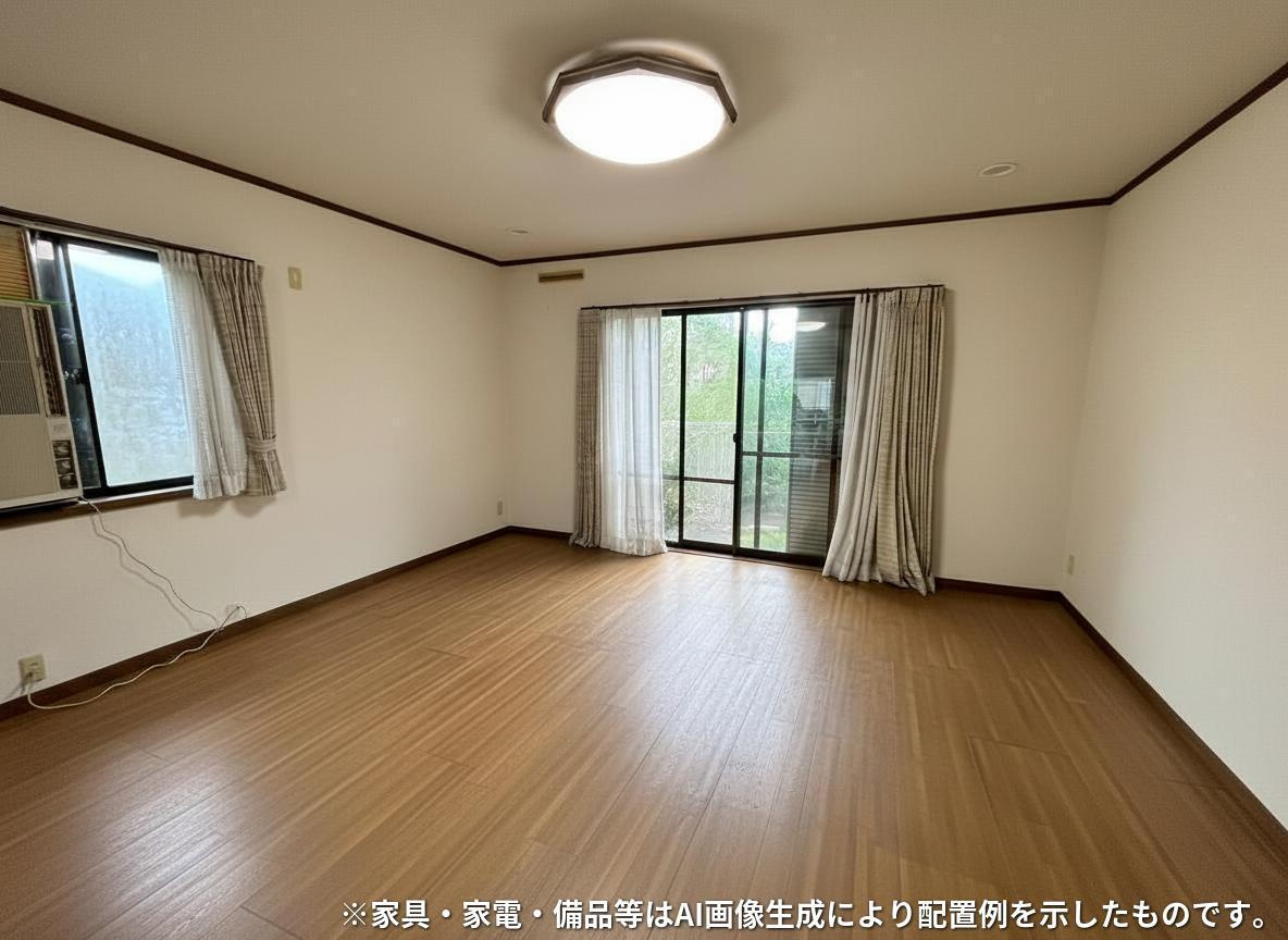 銚子市豊里台中古戸建の居間・リビング