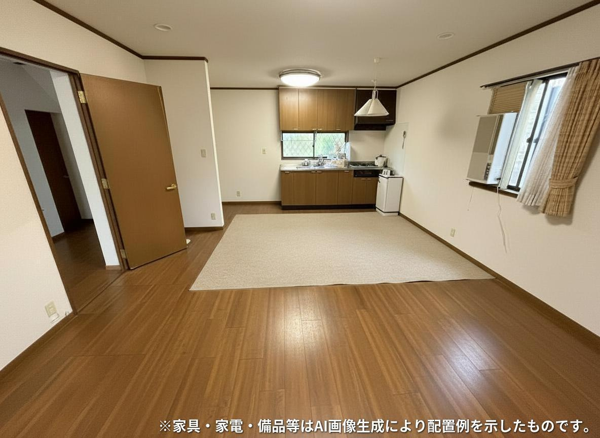 銚子市豊里台中古戸建の居間・リビング