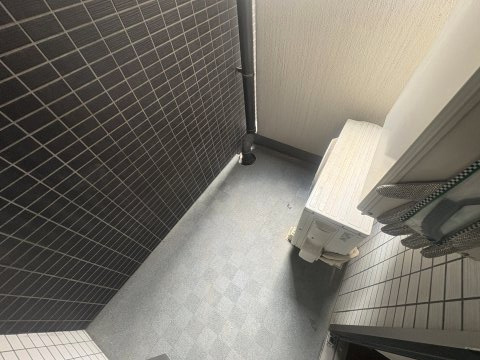 ガルデン穂波のバルコニー