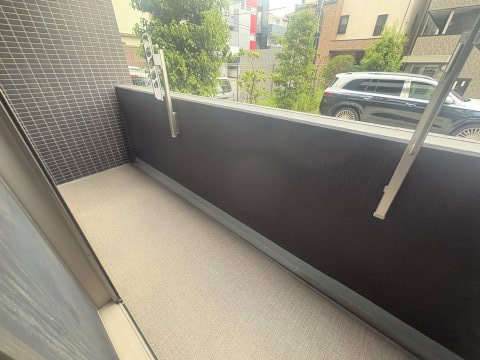 ガルデン穂波のバルコニー