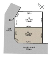 品川区二葉　新築戸建B号棟の区画図