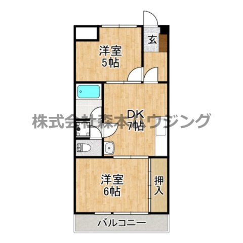 【間取り】 | 　GM藤田町WEST