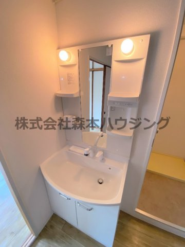 【独立洗面台】 | 　GM藤田町WEST | 朝の身支度には欠かせない独立洗面化粧台