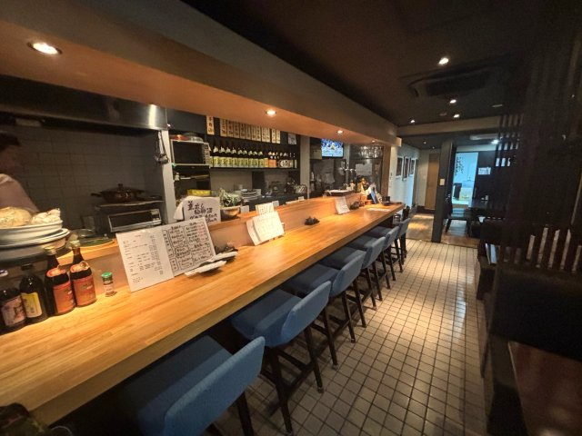 1階路面店舗×居抜き　カウンター席