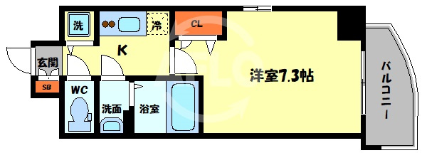 クレストタップ京橋の間取り|クレストタップ京橋　間取り