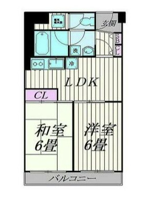笹塚サンハイツの間取り