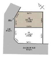 品川区二葉　新築戸建A号棟の区画図