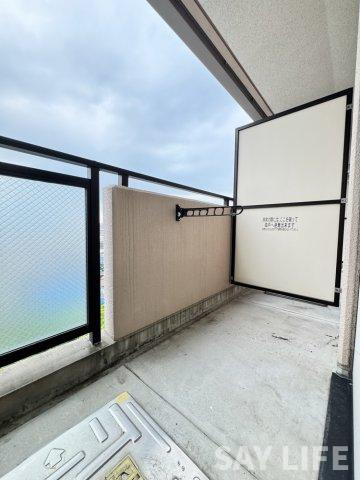 サンエスパシオ美園のバルコニー