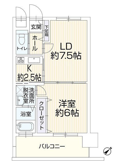 エンクレスト天神南Ⅲの間取り|間取り