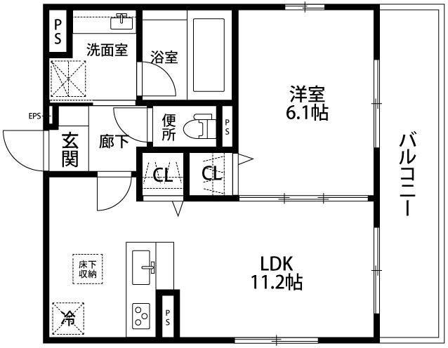 トラウムＪＴＳの間取り