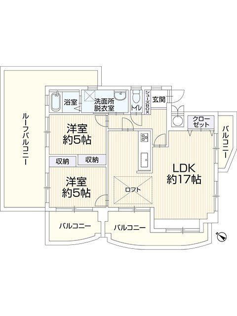 ロワールマンション周船寺の間取り|間取り