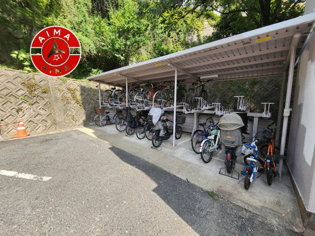 グリーンハイツ輝国の駐輪場|駐輪場です。