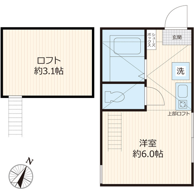 ＶＥＲＳＡＮＴＥ　ＹＯＫＯＨＡＭＡの間取り