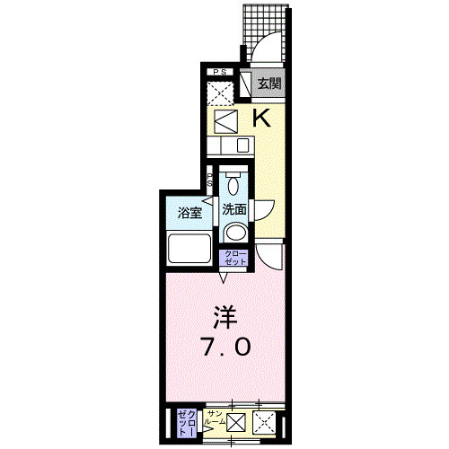 フォレスタ大和の間取り