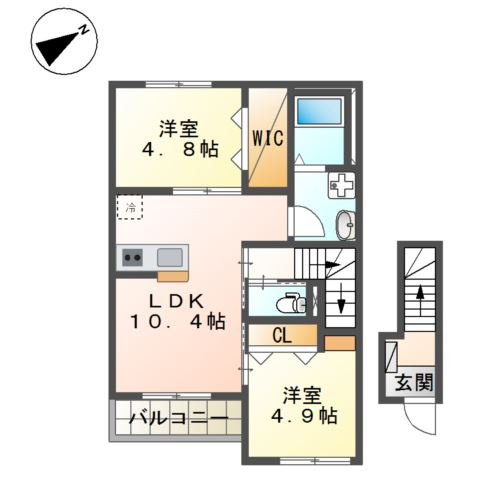アンジュの間取り