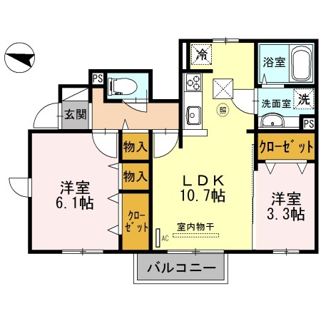ヴィオラ志染の間取り