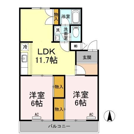 【間取り】 | フジパレス新開