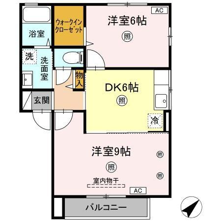 【間取り】 | ウィング　ヴュー　Ａ棟
