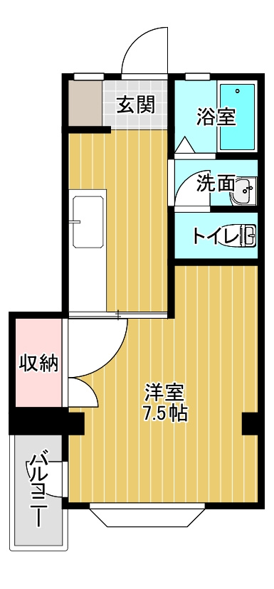 クリスタルヴィラの間取り