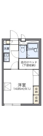 レオパレスＫＫＧ・ＣＯＭの間取り