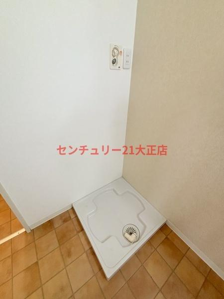 市岡貸家の洗面所