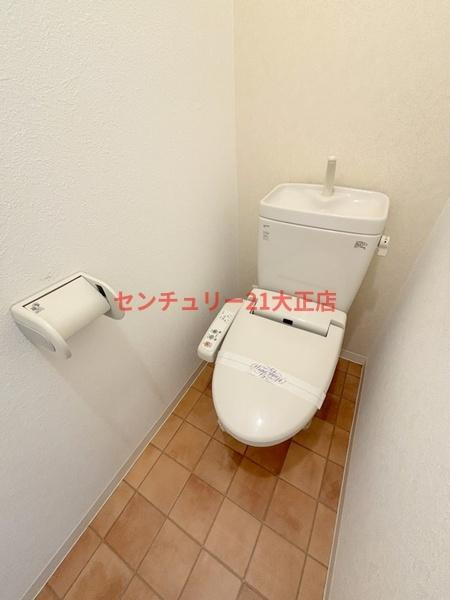 市岡貸家のトイレ
