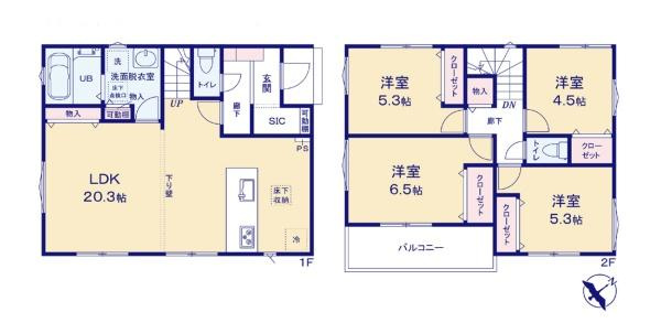 横浜市港南区上大岡東２丁目の新築一戸建